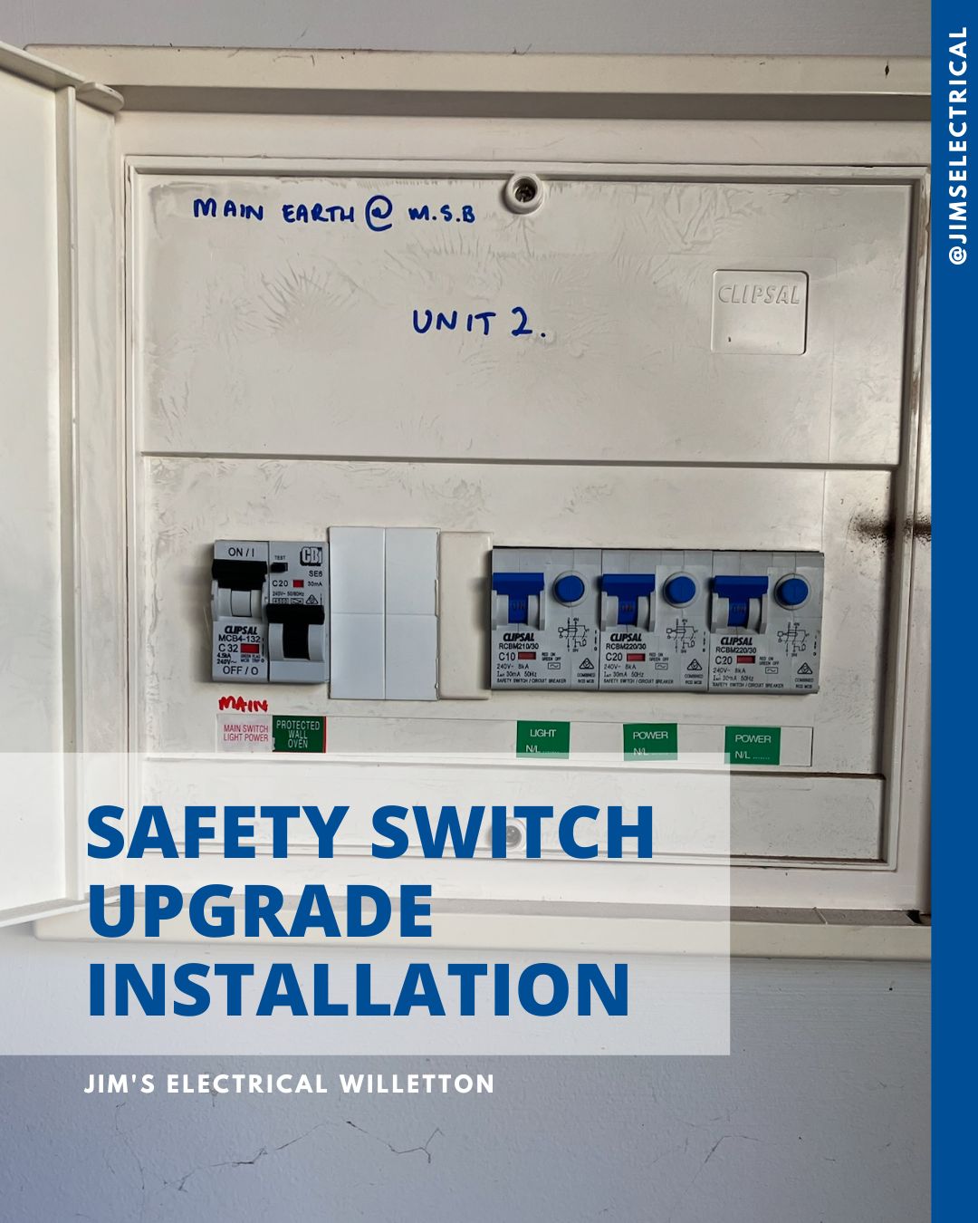 Electrical Safety Switch Installation